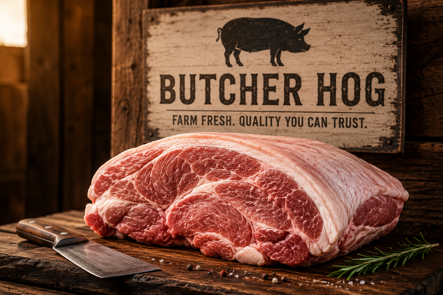 Butcher Hog- Remaining Balance